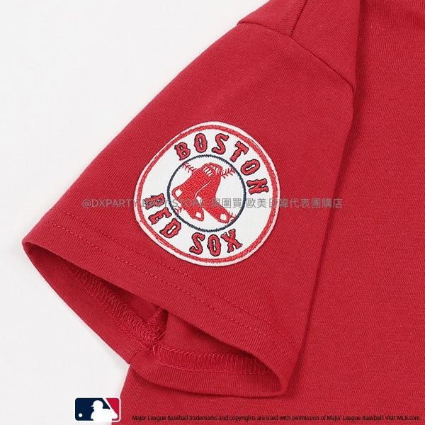 日本童裝 pe#main x MLB 毛毛刺繡Logo上衣 80-140cm 男童款/女童款 夏季 TOPS