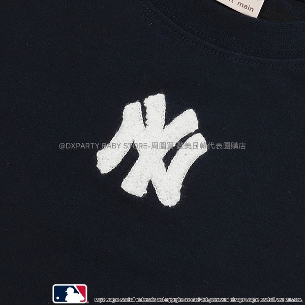 日本童裝 pe#main x MLB 毛毛刺繡Logo上衣 80-140cm 男童款/女童款 夏季 TOPS