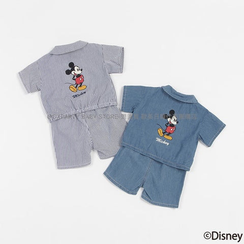 日本童裝 pe#main x Disney 兩件套裝 70-80cm 男童款 初生嬰兒 夏季 TOPS PANTS
