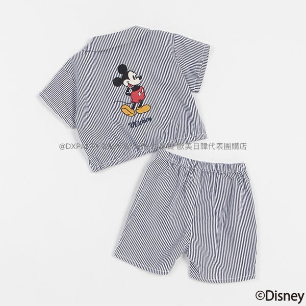 日本童裝 pe#main x Disney 兩件套裝 70-80cm 男童款 初生嬰兒 夏季 TOPS PANTS