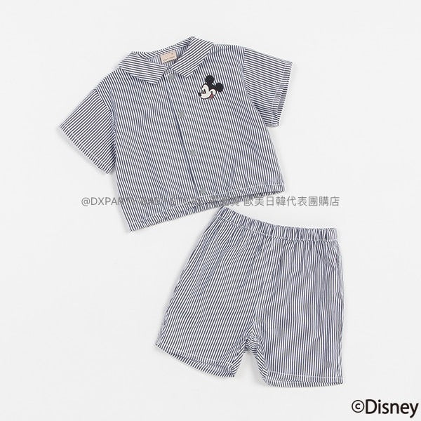 日本童裝 pe#main x Disney 兩件套裝 70-80cm 男童款 初生嬰兒 夏季 TOPS PANTS