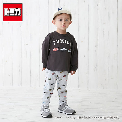 日本童裝 pe#main x TOMICA 緊身褲 80-110cm 男童款 秋季 PANTS