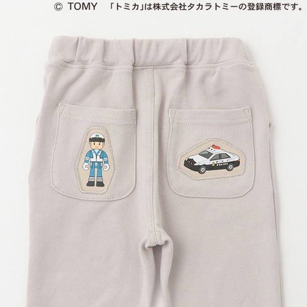 日本童裝 pe#main x TOMICA 可愛貼布長褲 80-110cm 男童款 春季 PANTS