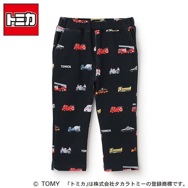 日本童裝 pe#main x TOMICA 可愛貼布長褲 80-110cm 男童款 春季 PANTS