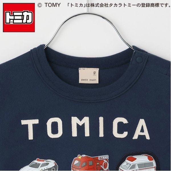 日本童裝 pe#main x TOMICA 假兩件上衣 80-130cm 男童款 春季 TOPS