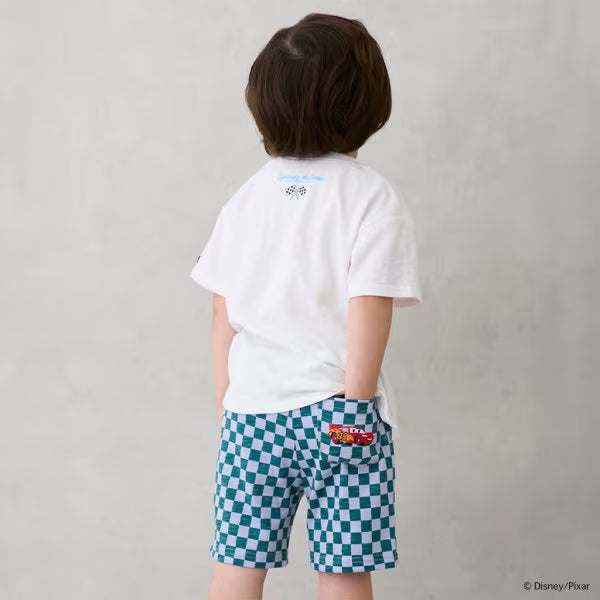 Japanese children's clothing pe#main x Disney casual shorts 80-130cm boys' summer PANTS 