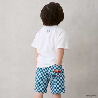 Japanese children's clothing pe#main x Disney casual shorts 80-130cm boys' summer PANTS 