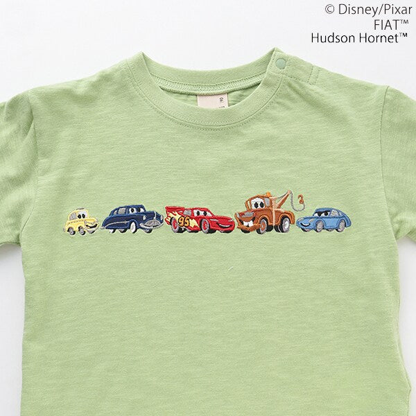 Japanese children's clothing pe#main x Disney embroidered pattern top 80-130cm boys' summer TOPS 