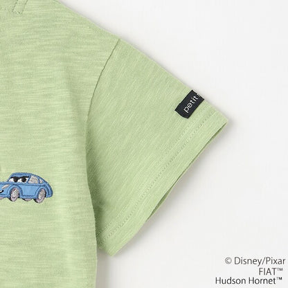 Japanese children's clothing pe#main x Disney embroidered pattern top 80-130cm boys' summer TOPS 