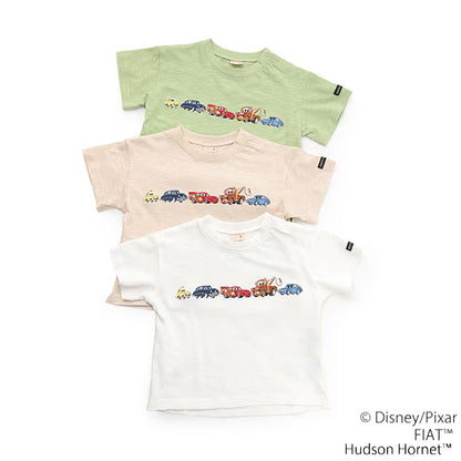 Japanese children's clothing pe#main x Disney embroidered pattern top 80-130cm boys' summer TOPS 