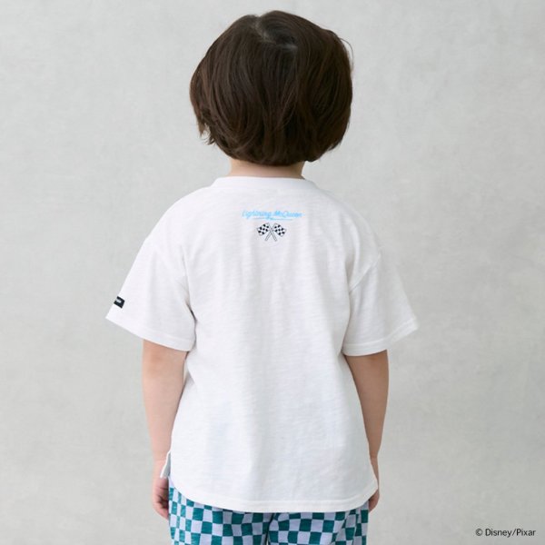 Japanese children's clothing pe#main x Disney embroidered pattern top 80-130cm boys' summer TOPS 