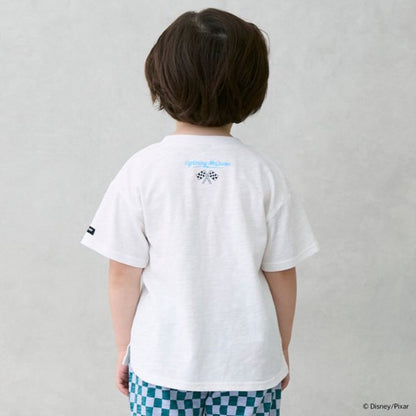 Japanese children's clothing pe#main x Disney embroidered pattern top 80-130cm boys' summer TOPS 