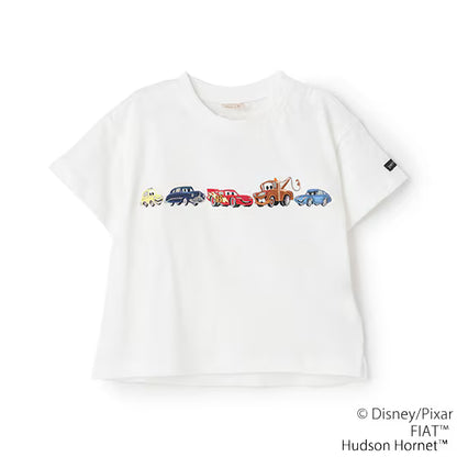 Japanese children's clothing pe#main x Disney embroidered pattern top 80-130cm boys' summer TOPS 