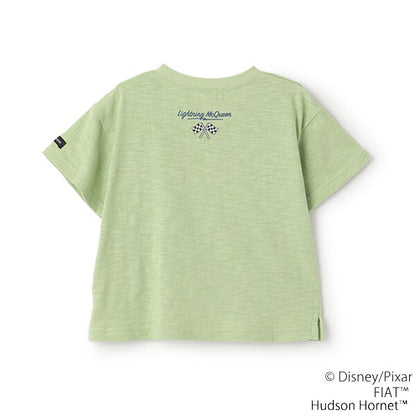 Japanese children's clothing pe#main x Disney embroidered pattern top 80-130cm boys' summer TOPS 