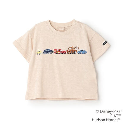 Japanese children's clothing pe#main x Disney embroidered pattern top 80-130cm boys' summer TOPS 