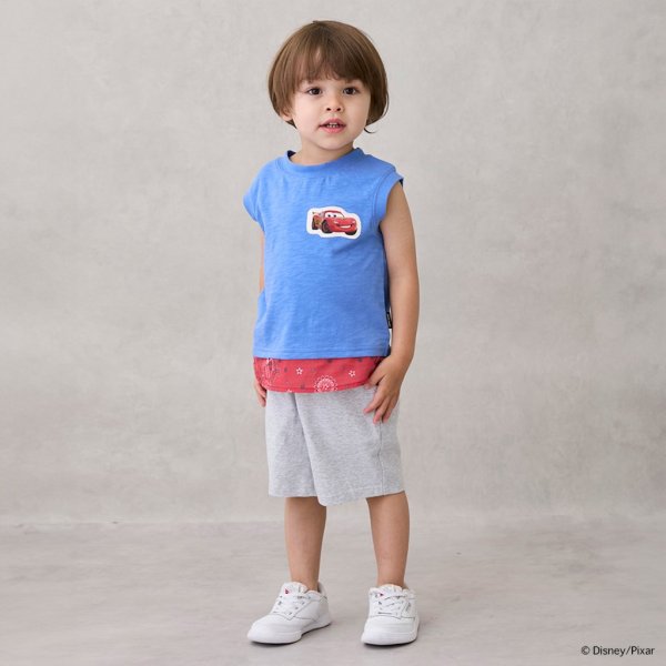 Japanese children's clothing pe#main x Disney contact cold two-piece vest 80-110cm boys' summer TOPS 