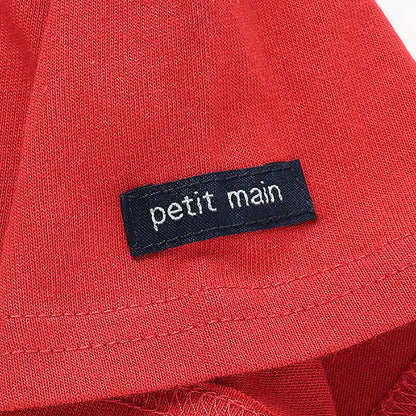 Japanese children's clothing pe#main cute printed tops 80-130cm boys summer TOPS 