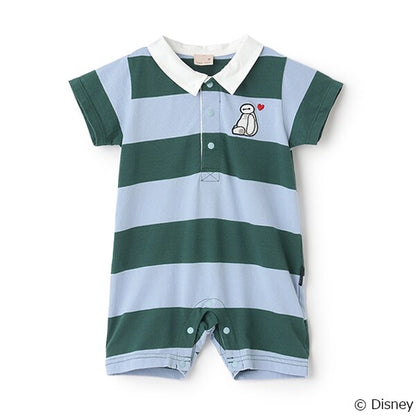 Japanese pe#main x Disney Striped Polo Jumpsuit (70-80cm) for Boys (Summer Jumpsuit for Newborns) 