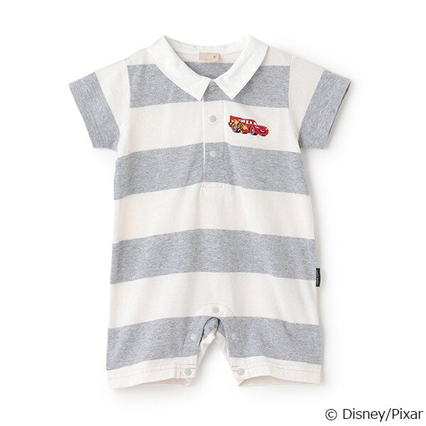 Japanese pe#main x Disney Striped Polo Jumpsuit (70-80cm) for Boys (Summer Jumpsuit for Newborns) 