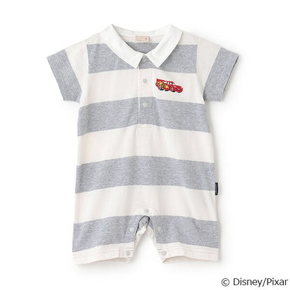 Japanese pe#main x Disney Striped Polo Jumpsuit (70-80cm) for Boys (Summer Jumpsuit for Newborns) 