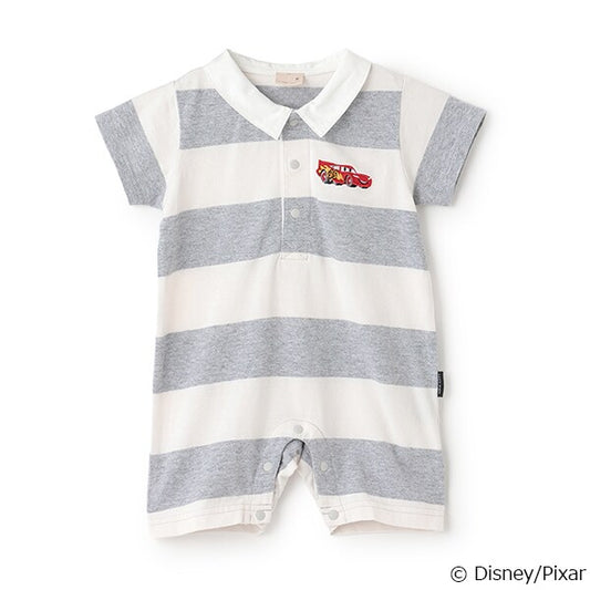 Japanese pe#main x Disney Striped Polo Jumpsuit (70-80cm) for Boys (Summer Jumpsuit for Newborns) 