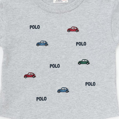 日本童裝 pe#main x POLO 刺繡圖案上衣 80-130cm 男童款 秋季 TOPS