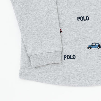 日本童裝 pe#main x POLO 刺繡圖案上衣 80-130cm 男童款 秋季 TOPS