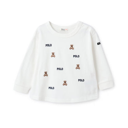 日本童裝 pe#main x POLO 刺繡圖案上衣 80-130cm 男童款 秋季 TOPS