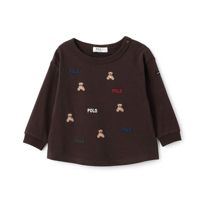 日本童裝 pe#main x POLO 刺繡圖案上衣 80-130cm 男童款 秋季 TOPS