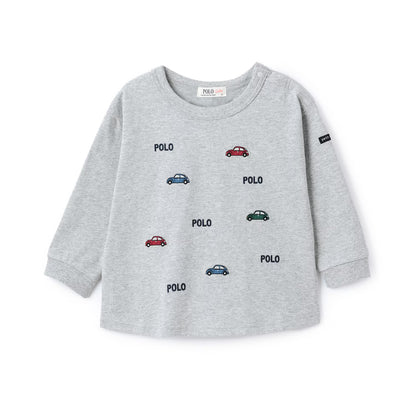 日本童裝 pe#main x POLO 刺繡圖案上衣 80-130cm 男童款 秋季 TOPS