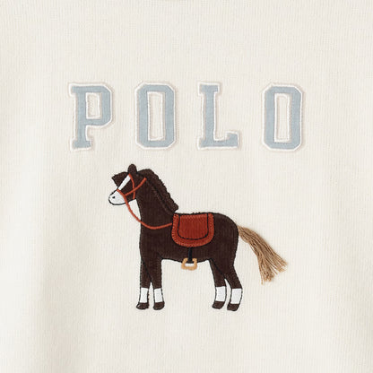 日本童裝 pe#main x POLO 拼接上衣 80-130cm 男童款 秋季 TOPS