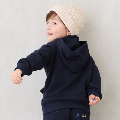 日本童裝 pe#main x POLO 格仔口袋衛衣 80-130cm 男童款 秋季 TOPS