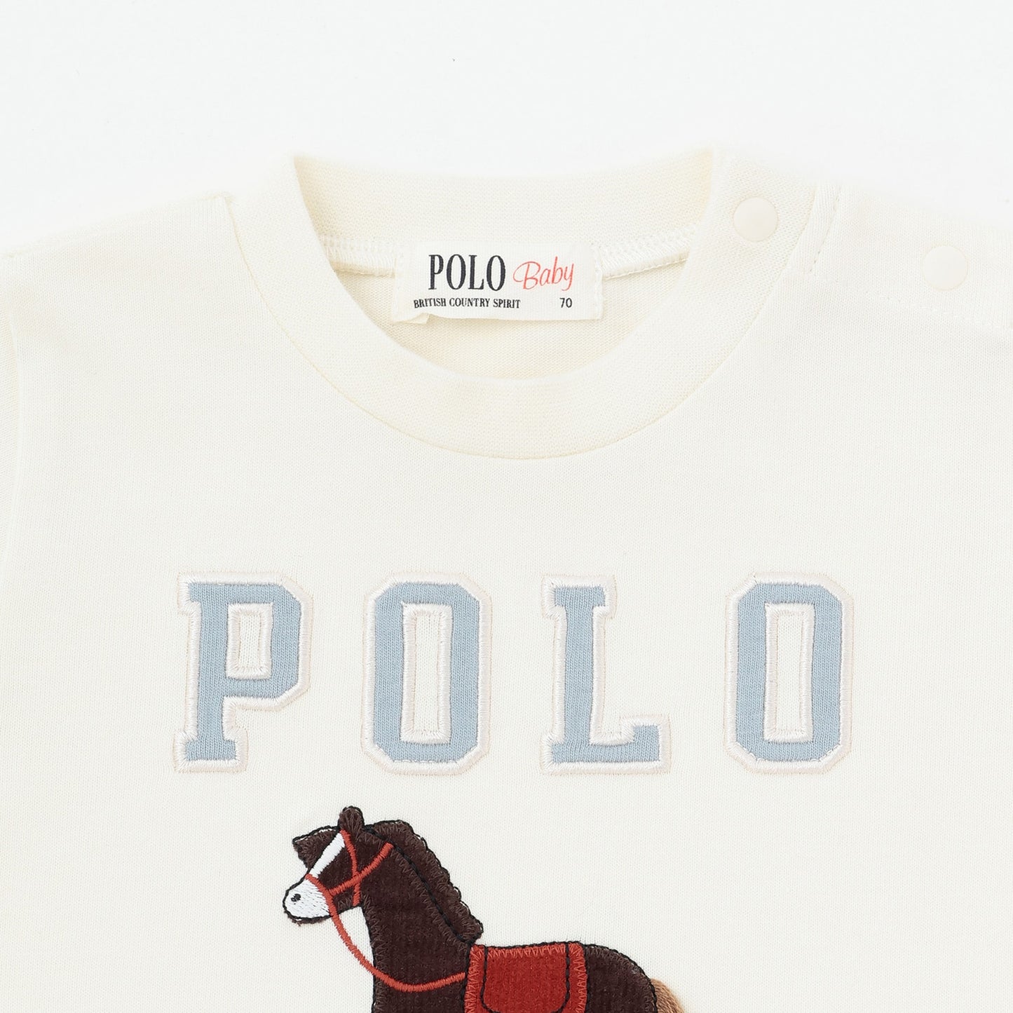 日本童裝 pe#main x POLO 連衣 70-80cm 男童款 初生嬰兒 秋季 Jumpsuit