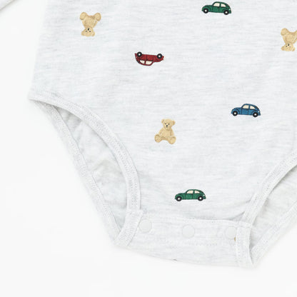 日本童裝 pe#main x POLO 連衣兩件套裝 70-80cm 男童款 初生嬰兒 秋季 Jumpsuit