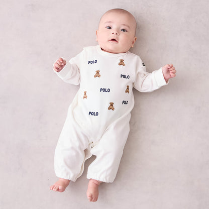日本童裝 pe#main x POLO 連衣 50-60cm 男童款/女童款 初生嬰兒 秋季 Jumpsuit