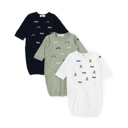 日本童裝 pe#main x POLO 連衣 50-60cm 男童款/女童款 初生嬰兒 秋季 Jumpsuit