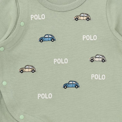 日本童裝 pe#main x POLO 連衣 50-60cm 男童款/女童款 初生嬰兒 秋季 Jumpsuit