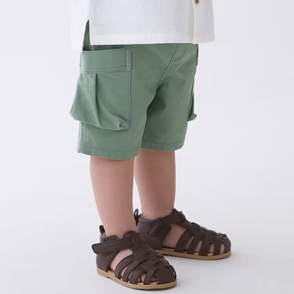 日本童裝 pe#main 斜紋工裝口袋短褲 80-130cm 男童款 夏季 PANTS
