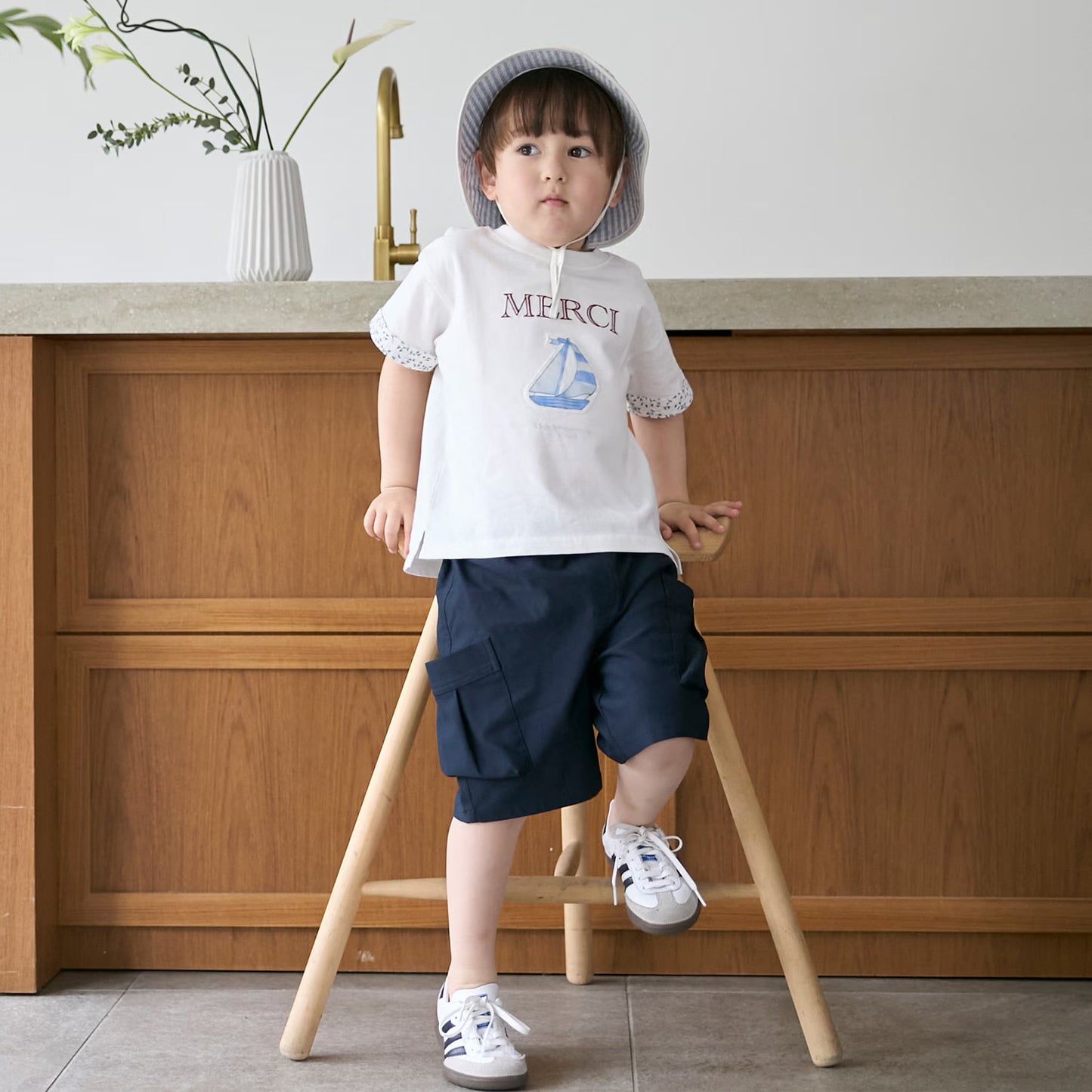 日本童裝 pe#main 斜紋工裝口袋短褲 80-130cm 男童款 夏季 PANTS