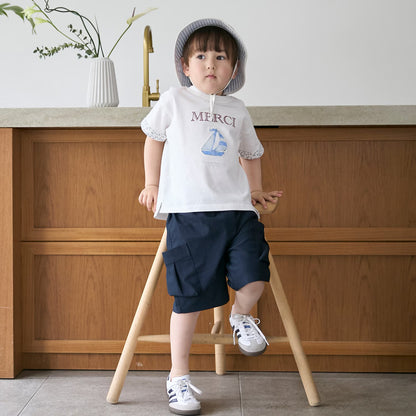 日本童裝 pe#main 斜紋工裝口袋短褲 80-130cm 男童款 夏季 PANTS