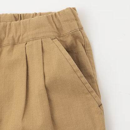 日本童裝 pe#main 寬鬆八分長褲 80-130cm 男童款 夏季 PANTS