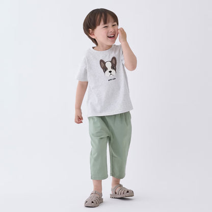 日本童裝 pe#main 寬鬆八分長褲 80-130cm 男童款 夏季 PANTS