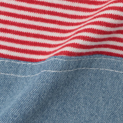 日本童裝 pe#main 假兩件熊仔連衣 70-80cm 男童款 初生嬰兒 夏季 Jumpsuit