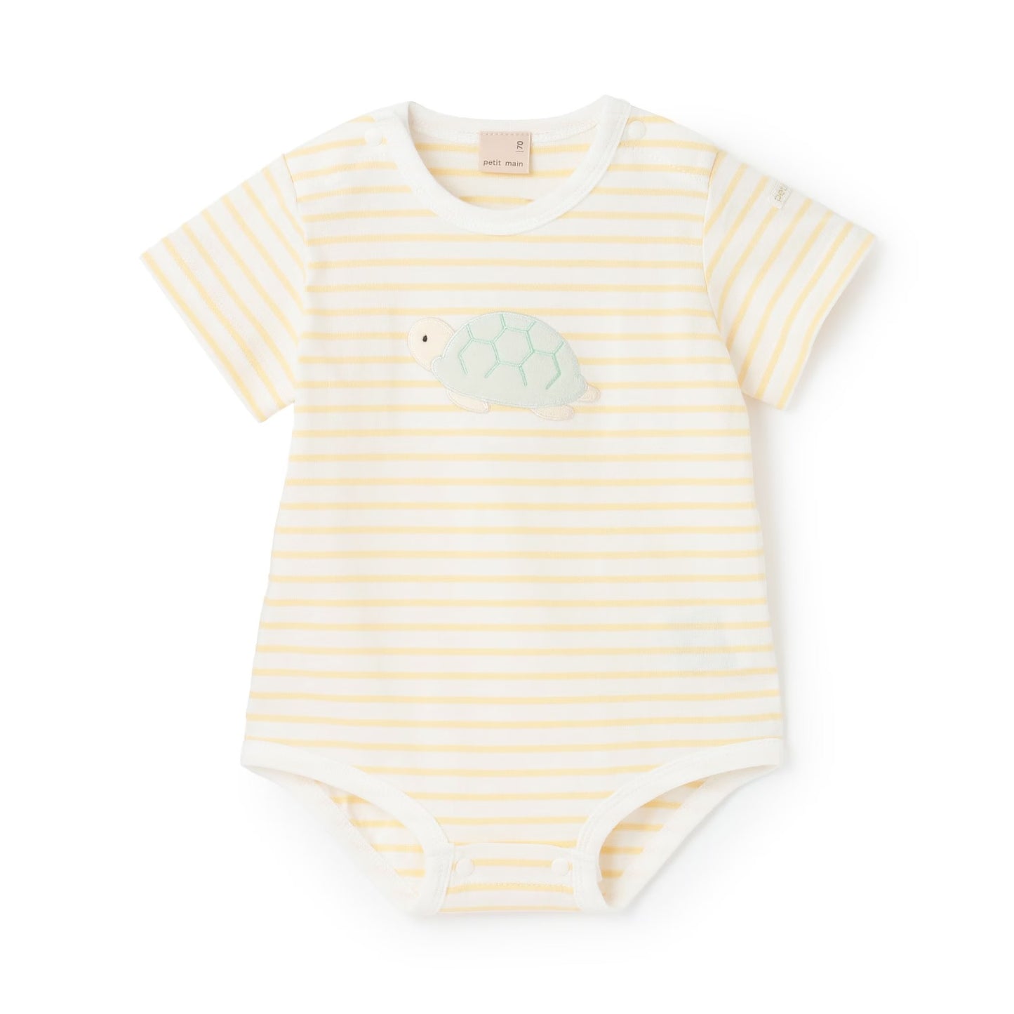 日本童裝 pe#main 【有機】海洋生物連衣 70-80cm 男童款 初生嬰兒 夏季 Jumpsuit