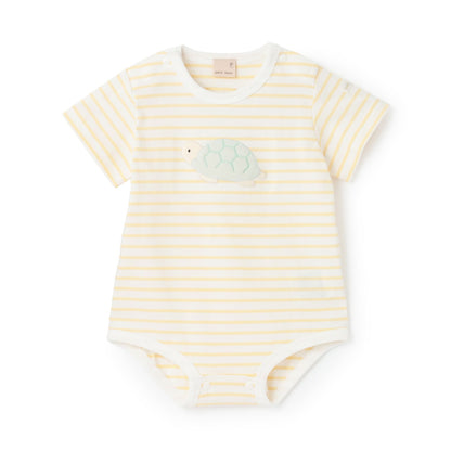 日本童裝 pe#main 【有機】海洋生物連衣 70-80cm 男童款 初生嬰兒 夏季 Jumpsuit
