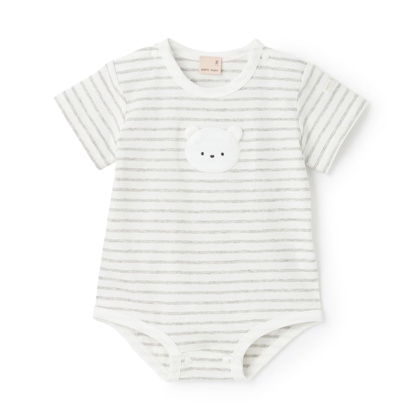 日本童裝 pe#main 【有機】海洋生物連衣 70-80cm 男童款 初生嬰兒 夏季 Jumpsuit
