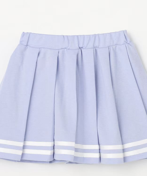 日本童裝 aF#a325 吸水速乾 百褶短裙 110-160cm 女童款 夏季 SKIRTS