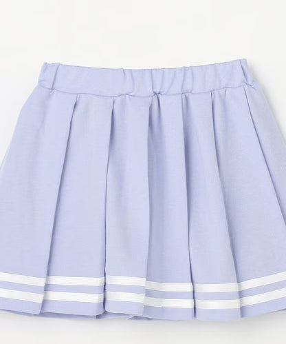 日本童裝 aF#a325 吸水速乾 百褶短裙 110-160cm 女童款 夏季 SKIRTS