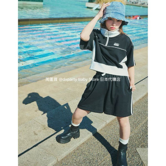 Lovetoxic Japan Kidswear Quick-Drying Sporty 2-Piece Set (140-170cm) Girls Summer TOPS PANTS 