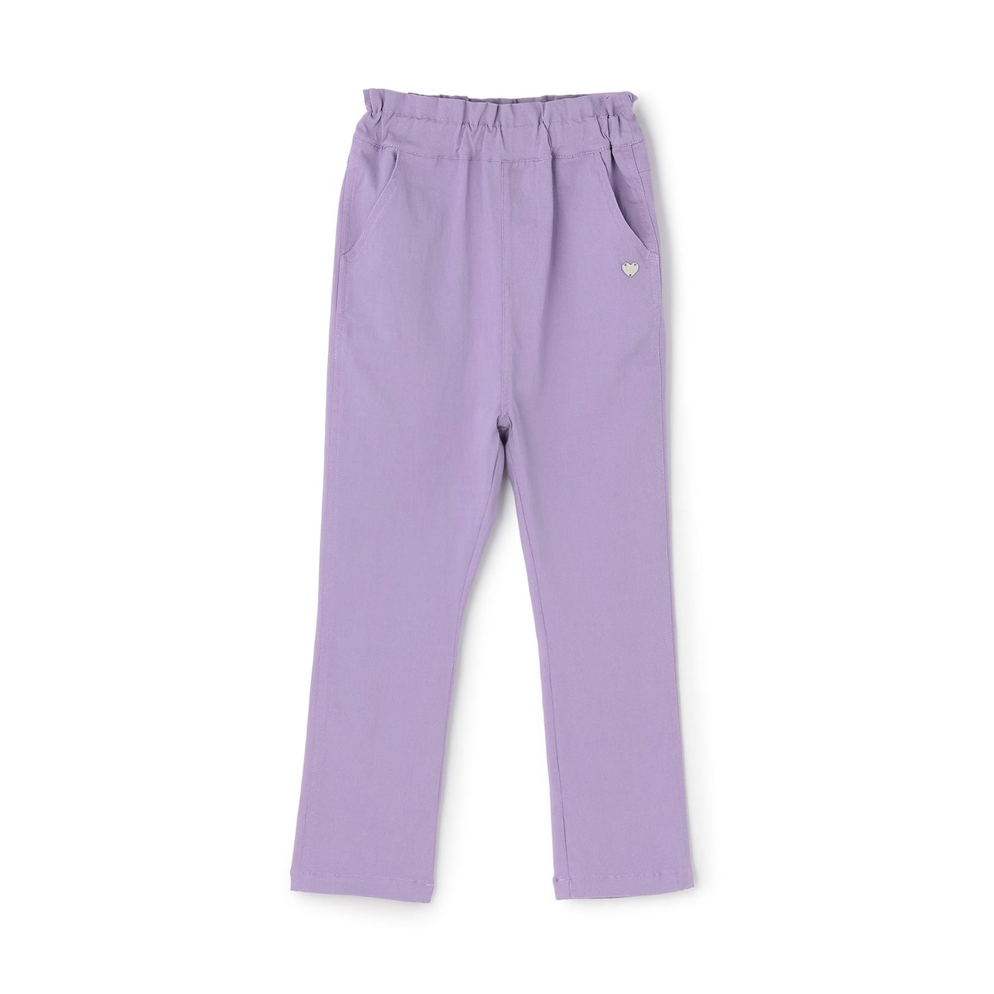日本童裝 Ly# mine 荷葉邊口袋彈力長褲 100-140cm 女童款 秋季 PANTS